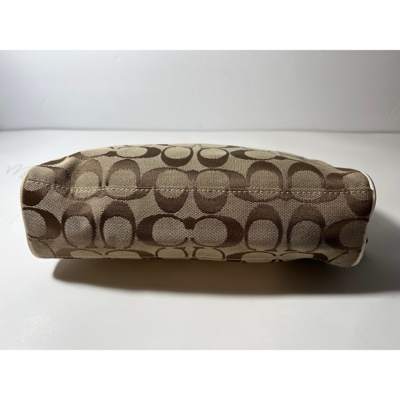 Coach Brown and Cream Cosmetic Bag - Picture 3 of 9